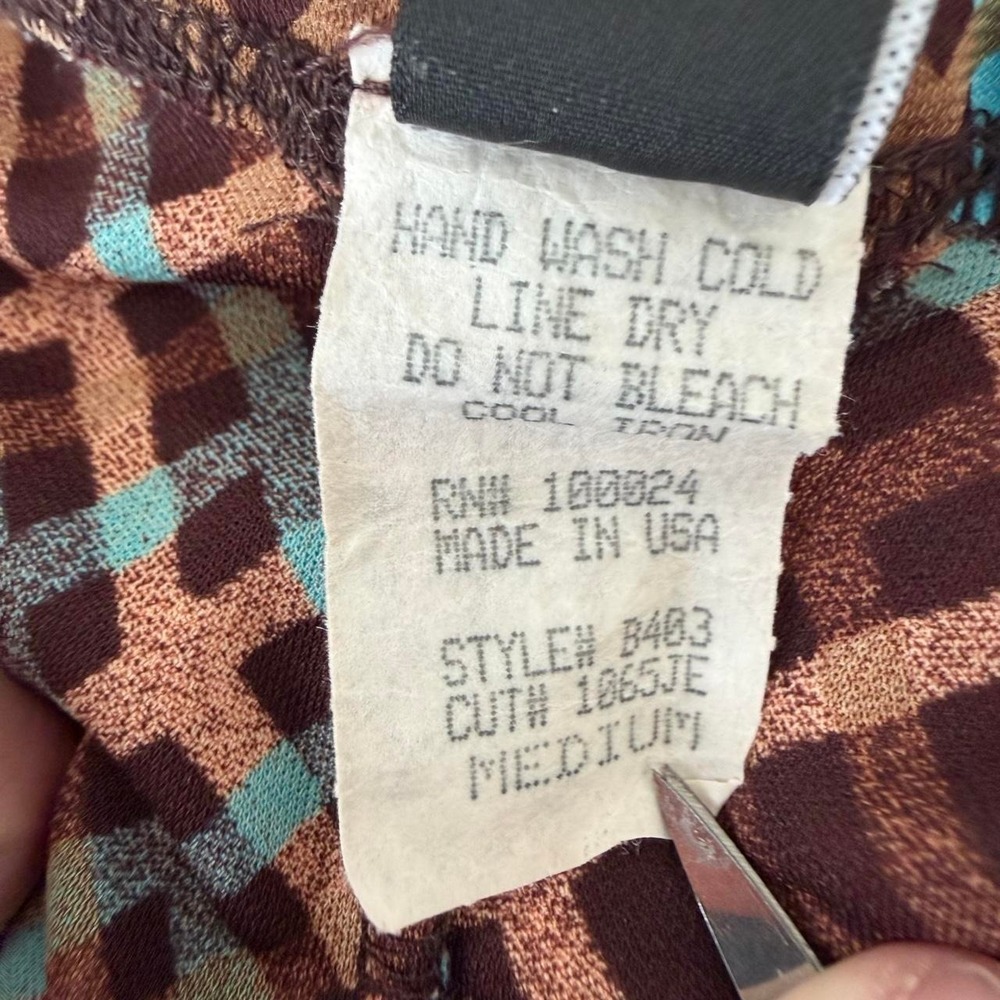 Y2K Plaid Midi Skirt With Side Slit - Picture 5 of 5